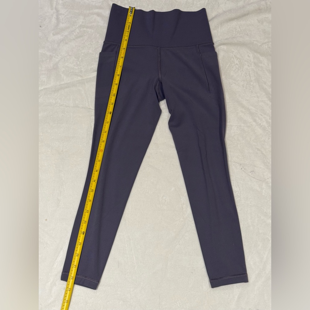 Athleta SALUTATION STASH 7/8 TIGHT Leggings with Pockets - Purple Size XXS - Picture 3 of 6